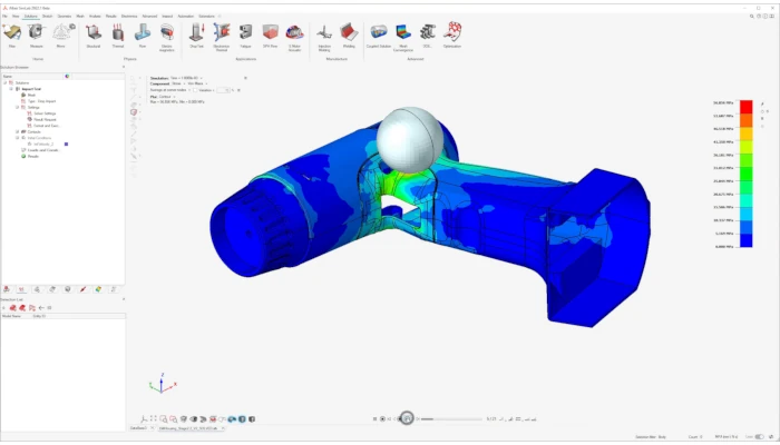 altair simlab feature tabanlı çoklu fizik simülasyon ortamı