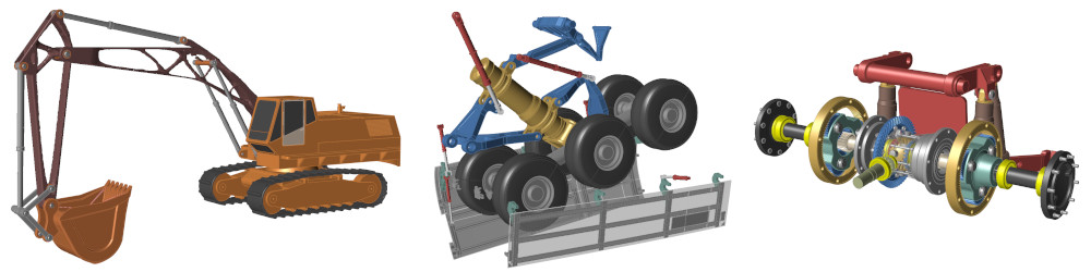 Altair MotionSolve Mekanik Sistem Simülasyonu Havacılık, Ağır Ekipman, Taşıt Uygulamaları 