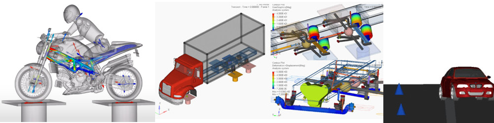 Altair MotionSolve Taşıt Dinamiği Uygulama Örnekleri