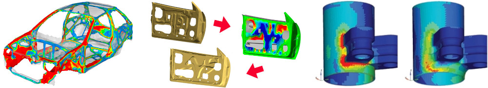 Altair OptiStruct topoloji optimizasyonu Uygulama Örnekleri