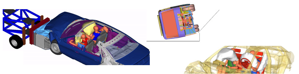 Altair Radioss explicit FEA otomotiv sanayi uygulamaları 