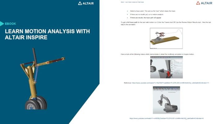 altair inspire motion ile mekanik sistem simülasyonu e-kitap