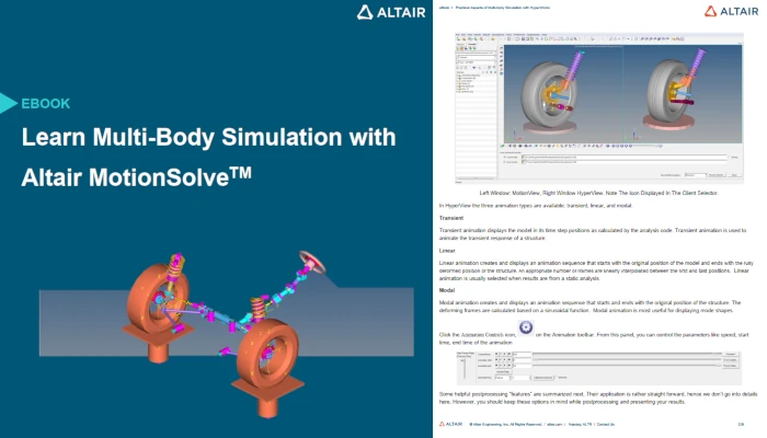 altair mekanik sistem simülasyonu e-kitap