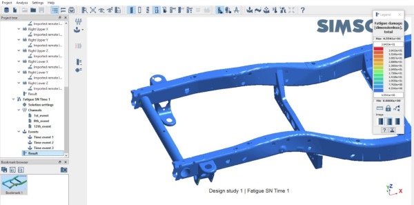 Altair SimSolid dinamik analiz çözümü