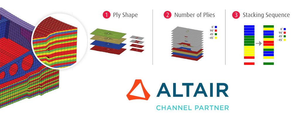 Altair OptiStruct kompozit yapısal optimizasyonu